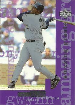 #AG19 Tony Gwynn - San Diego Padres - 1998 Upper Deck - Amazing Greats Baseball