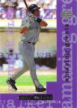 #AG6 Larry Walker - Colorado Rockies - 1998 Upper Deck - Amazing Greats Baseball