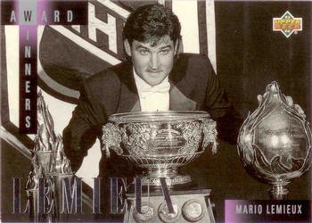 #1 Mario Lemieux - Pittsburgh Penguins - 1993-94 Upper Deck - Award Winners Hockey