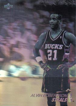 #AW2 Alvin Robertson - Milwaukee Bucks - 1991-92 Upper Deck - Award Winner Holograms Basketball