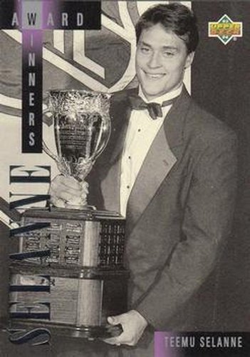 #2 Teemu Selanne - Winnipeg Jets - 1993-94 Upper Deck - Award Winners Hockey