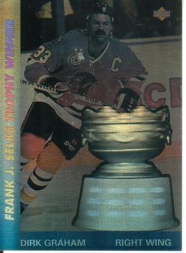 #AW8 Dirk Graham - Chicago Blackhawks - 1991-92 Upper Deck Hockey - Award Winner Holograms