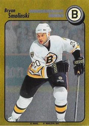 #240 Bryan Smolinski - Boston Bruins - 1994-95 Panini Hockey Stickers