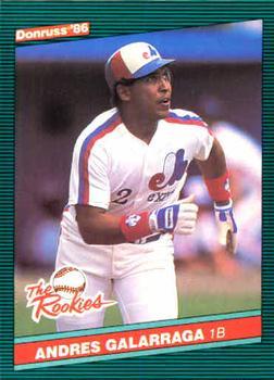 #7 Andres Galarraga - Montreal Expos - 1986 Donruss The Rookies Baseball