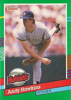 #BC-12 Andy Hawkins - New York Yankees - 1991 Donruss Baseball - Bonus Cards