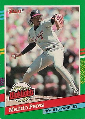 #BC-13 Melido Perez - Chicago White Sox - 1991 Donruss Baseball - Bonus Cards