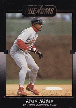 #BC-14 Brian Jordan - St. Louis Cardinals - 1992 Donruss The Rookies - Phenoms Baseball
