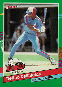 #BC-16 Delino DeShields - Montreal Expos - 1991 Donruss Baseball - Bonus Cards