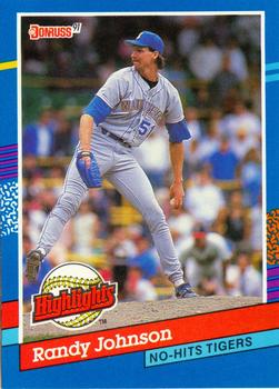 #BC-2 Randy Johnson - Seattle Mariners - 1991 Donruss Baseball - Bonus Cards