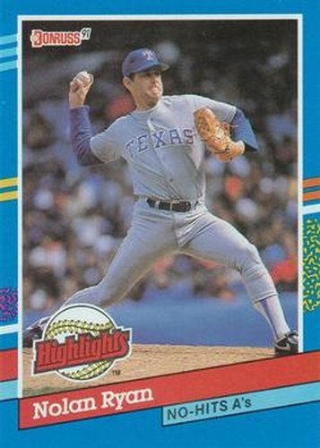 #BC-3 Nolan Ryan - Texas Rangers - 1991 Donruss Baseball - Bonus Cards