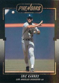 #BC-6 Eric Karros - Los Angeles Dodgers - 1992 Donruss The Rookies - Phenoms Baseball