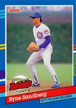 #BC-7 Ryne Sandberg - Chicago Cubs - 1991 Donruss Baseball - Bonus Cards