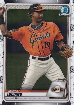 #BCP-103 Marco Luciano - San Francisco Giants - 2020 Bowman - Chrome Prospects Baseball