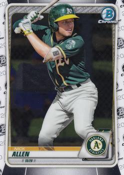 #BCP-105 Nick Allen - Oakland Athletics - 2020 Bowman - Chrome Prospects Baseball