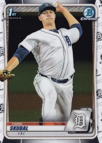 #BCP-108 Tarik Skubal - Detroit Tigers - 2020 Bowman - Chrome Prospects Baseball