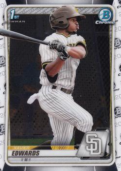 #BCP-10 Xavier Edwards - San Diego Padres - 2020 Bowman - Chrome Prospects Baseball