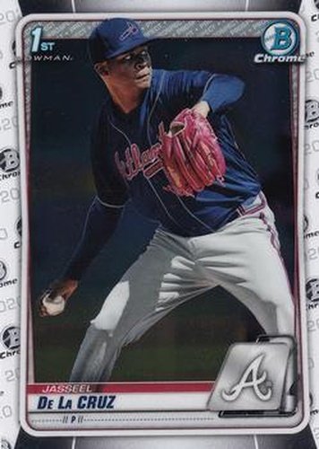 #BCP-115 Jasseel De La Cruz - Atlanta Braves - 2020 Bowman - Chrome Prospects Baseball