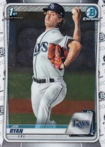 #BCP-117 Joe Ryan - Tampa Bay Rays - 2020 Bowman - Chrome Prospects Baseball