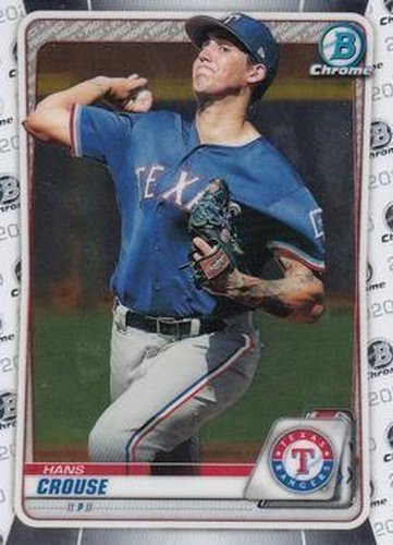 #BCP-119 Hans Crouse - Texas Rangers - 2020 Bowman - Chrome Prospects Baseball