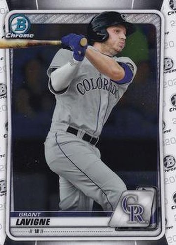 #BCP-121 Grant Lavigne - Colorado Rockies - 2020 Bowman - Chrome Prospects Baseball