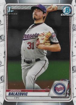 #BCP-123 Jordan Balazovic - Minnesota Twins - 2020 Bowman - Chrome Prospects Baseball
