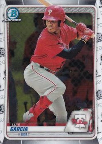 #BCP-126 Luis Garcia - Philadelphia Phillies - 2020 Bowman - Chrome Prospects Baseball
