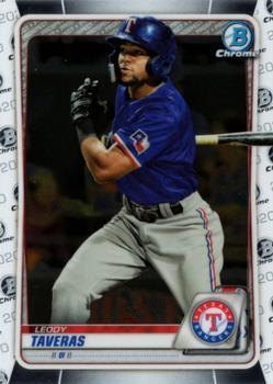 #BCP-127 Leody Taveras - Texas Rangers - 2020 Bowman - Chrome Prospects Baseball