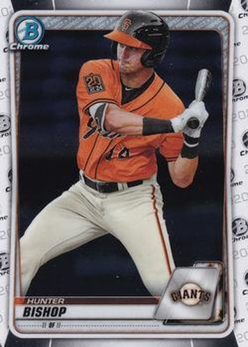 #BCP-129 Hunter Bishop - San Francisco Giants - 2020 Bowman - Chrome Prospects Baseball