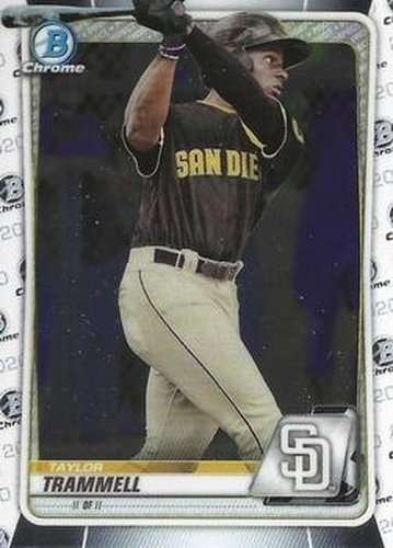 #BCP-130 Taylor Trammell - San Diego Padres - 2020 Bowman - Chrome Prospects Baseball