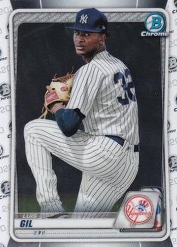 #BCP-132 Luis Gil - New York Yankees - 2020 Bowman - Chrome Prospects Baseball