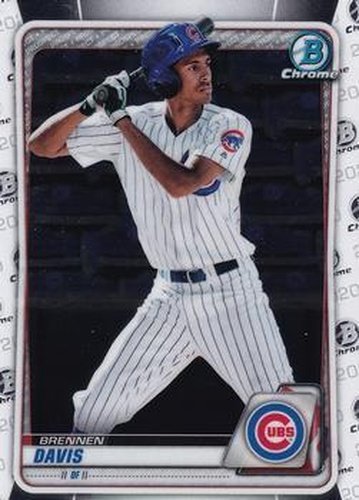 #BCP-141 Brennen Davis - Chicago Cubs - 2020 Bowman - Chrome Prospects Baseball