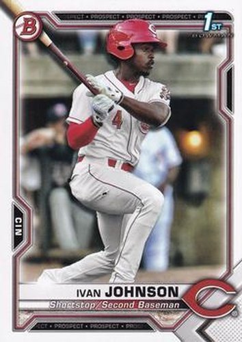 #BCP-149 Ivan Johnson - Cincinnati Reds - 2021 Bowman - Chrome Prospects Baseball