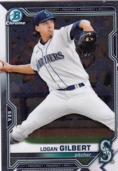 #BCP-152 Logan Gilbert - Seattle Mariners - 2021 Bowman Chrome - Prospects Baseball