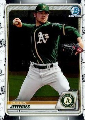 #BCP-153 Daulton Jefferies - Oakland Athletics - 2020 Bowman - Chrome Prospects Baseball