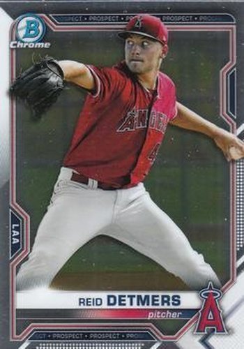 #BCP-155 Reid Detmers - Los Angeles Angels - 2021 Bowman Chrome - Prospects Baseball
