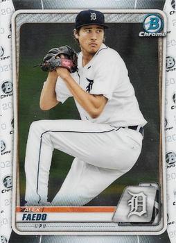 #BCP-158 Alex Faedo - Detroit Tigers - 2020 Bowman - Chrome Prospects Baseball