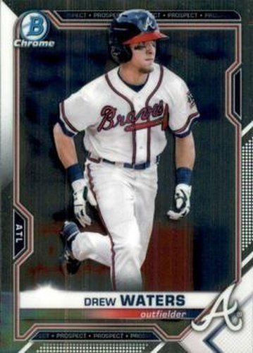 #BCP-160 Drew Waters - Atlanta Braves - 2021 Bowman Chrome - Prospects Baseball
