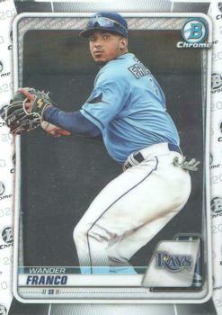 #BCP-163 Wander Franco - Tampa Bay Rays - 2020 Bowman - Chrome Prospects Baseball