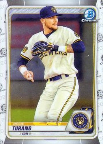 #BCP-168 Brice Turang - Milwaukee Brewers - 2020 Bowman - Chrome Prospects Baseball