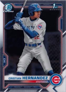 #BCP-171 Cristian Hernandez - Chicago Cubs - 2021 Bowman Chrome - Prospects Baseball