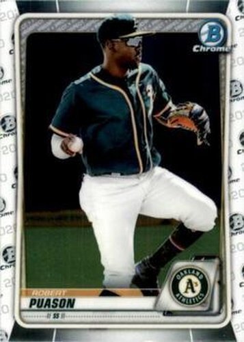 #BCP-173 Robert Puason - Oakland Athletics - 2020 Bowman - Chrome Prospects Baseball