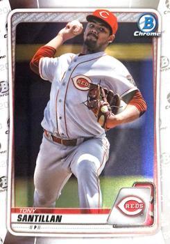 #BCP-177 Tony Santillan - Cincinnati Reds - 2020 Bowman - Chrome Prospects Baseball