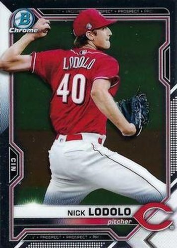 #BCP-178 Nick Lodolo - Cincinnati Reds - 2021 Bowman Chrome - Prospects Baseball