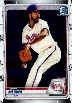 #BCP-183 Adonis Medina - Philadelphia Phillies - 2020 Bowman - Chrome Prospects Baseball