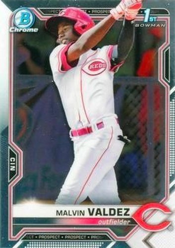 #BCP-184 Malvin Valdez - Cincinnati Reds - 2021 Bowman Chrome - Prospects Baseball