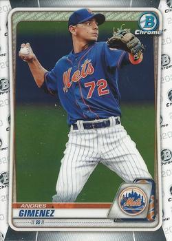 #BCP-186 Andres Gimenez - New York Mets - 2020 Bowman - Chrome Prospects Baseball