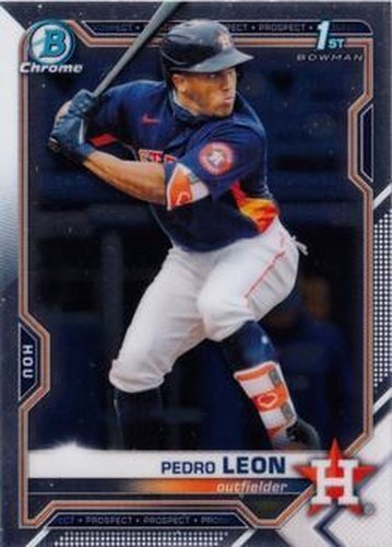 #BCP-189 Pedro Leon - Houston Astros - 2021 Bowman Chrome - Prospects Baseball
