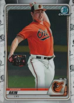 #BCP-196 Keegan Akin - Baltimore Orioles - 2020 Bowman - Chrome Prospects Baseball
