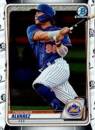 #BCP-198 Francisco Alvarez - New York Mets - 2020 Bowman - Chrome Prospects Baseball