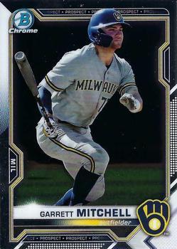 #BCP-204 Garrett Mitchell - Milwaukee Brewers - 2021 Bowman Chrome - Prospects Baseball
